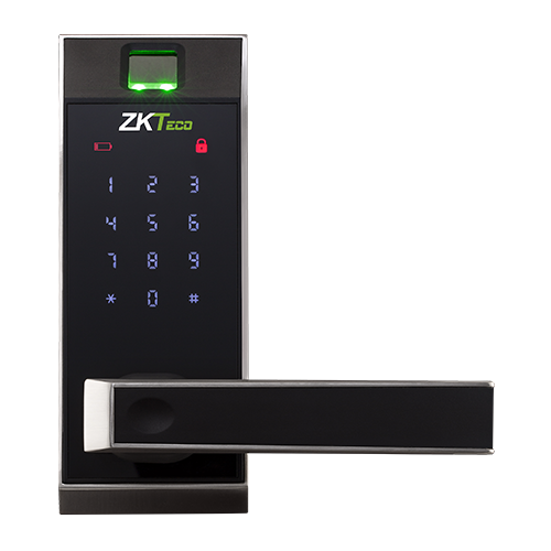 ZKTECO - AL20DB Fingerprint Lever Lock With Touch Screen and Bluetooth