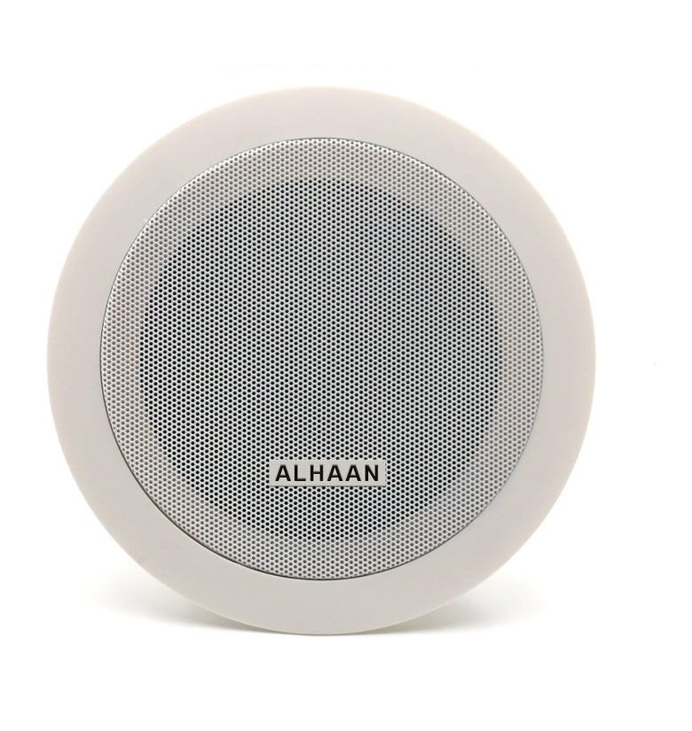 Alhaan CS-56P 5 inch, 3/6W Fast Mount Plastic Ceiling Speaker - Saif and Secure Co.