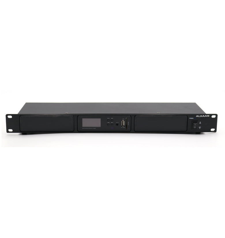 Alhaan MP-53RM Media Player, Support FM, USB and SD in 1U 19 inch Rack Mount Deck - Saif and Secure Co.