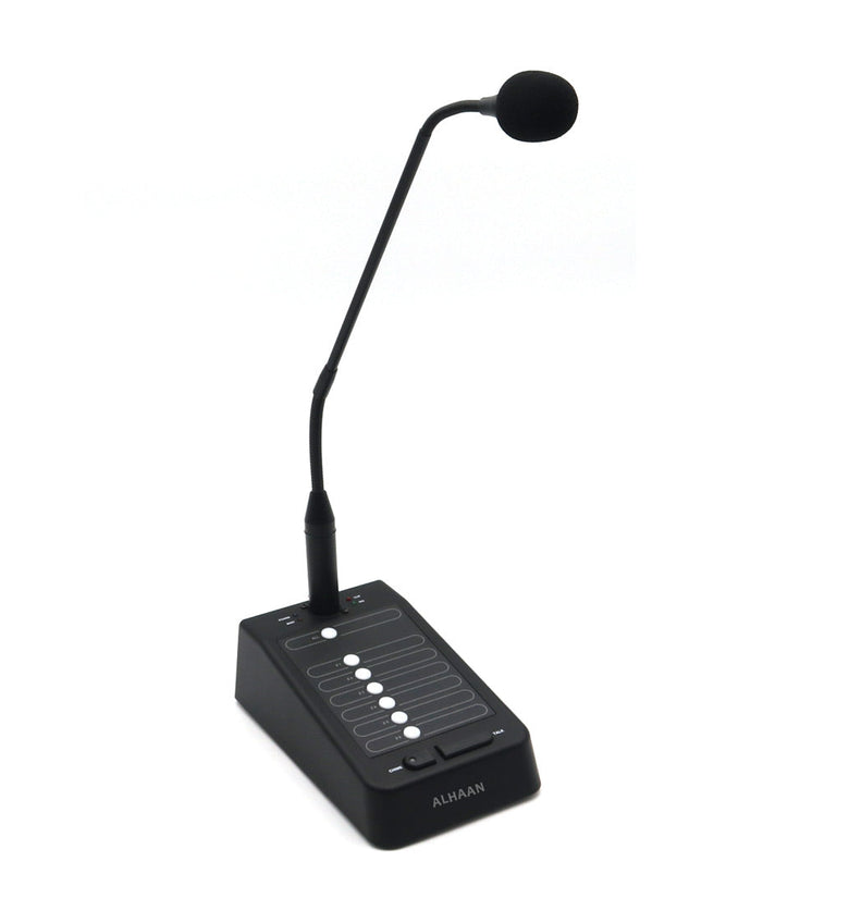 Alhaan CAS-6Z 6-Zone Paging Microphone for MPRO Series - Saif and Secure Co.